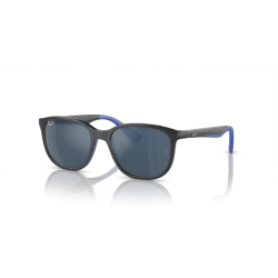 Óculos De Sol Para Crianças Ray-ban Unisex 0rj9078s Gray On Rubber Blu Dark Blue M